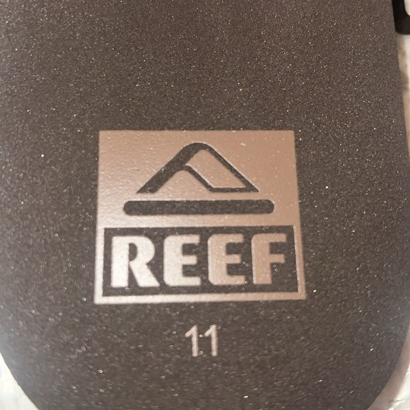 REEF Twinpin Mens Brown/Tan Vegan Leather Flip Flop/Sandal | NEW/NWT!! ☀️🌊🏝️ - Picture 10 of 11